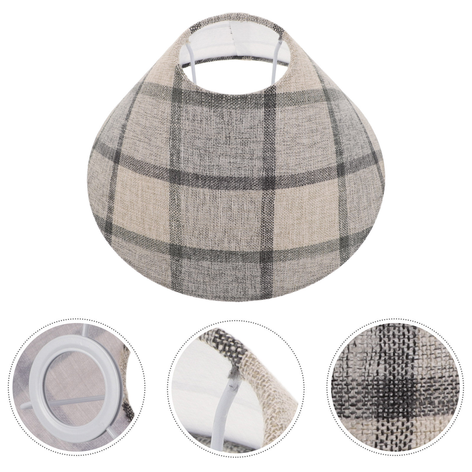 Decor Timeless Lighting - Paralume a Tamburo in Tessuto a