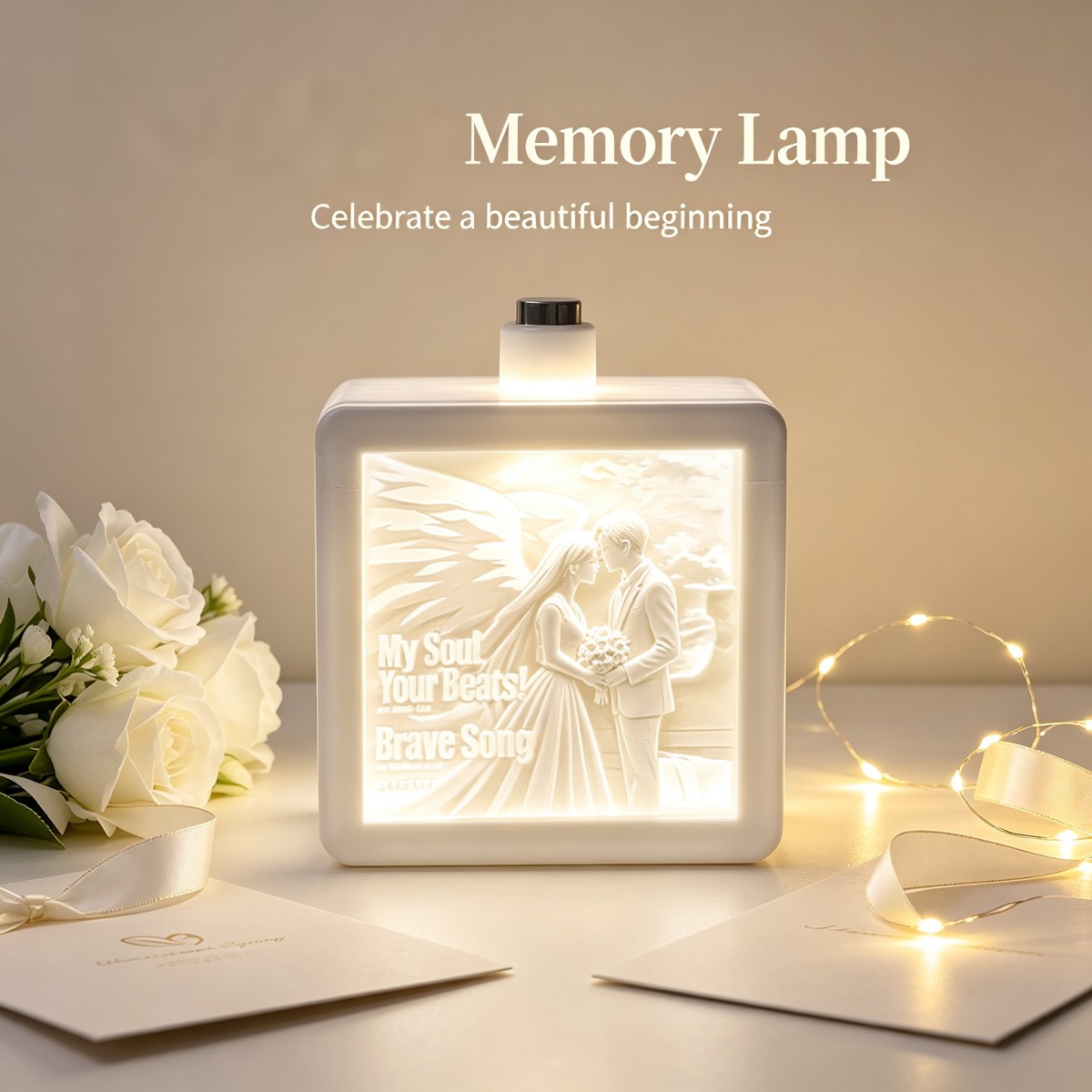 Lighting Christmas Decor - Lampada da Notte LED Personalizzata con