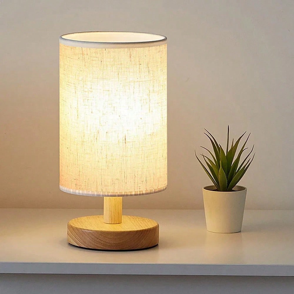 Lighting Christmas Decor - Lampada da tavolo decorativa in legno