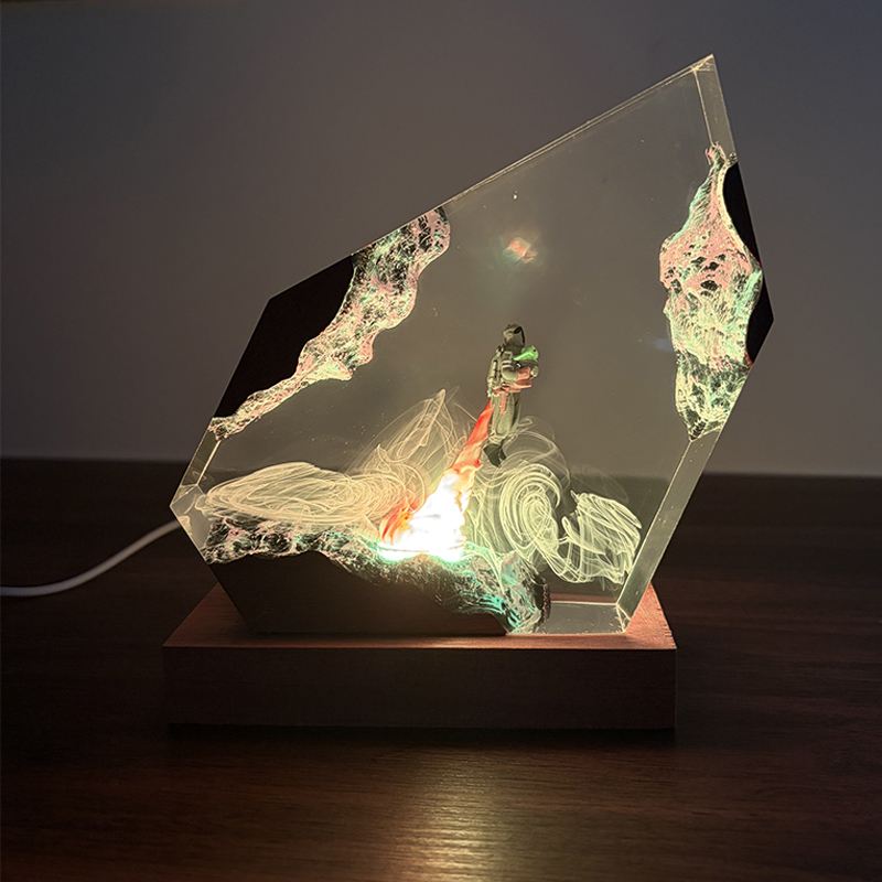 Lighting Christmas Decor - Lampada da Tavolo in Resina a