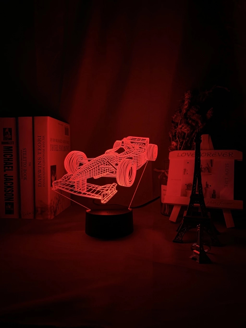 F1 Formula 1 Auto da corsa 3d  - Lighting Mcqueen Bedroom Decor recensione e prezzo