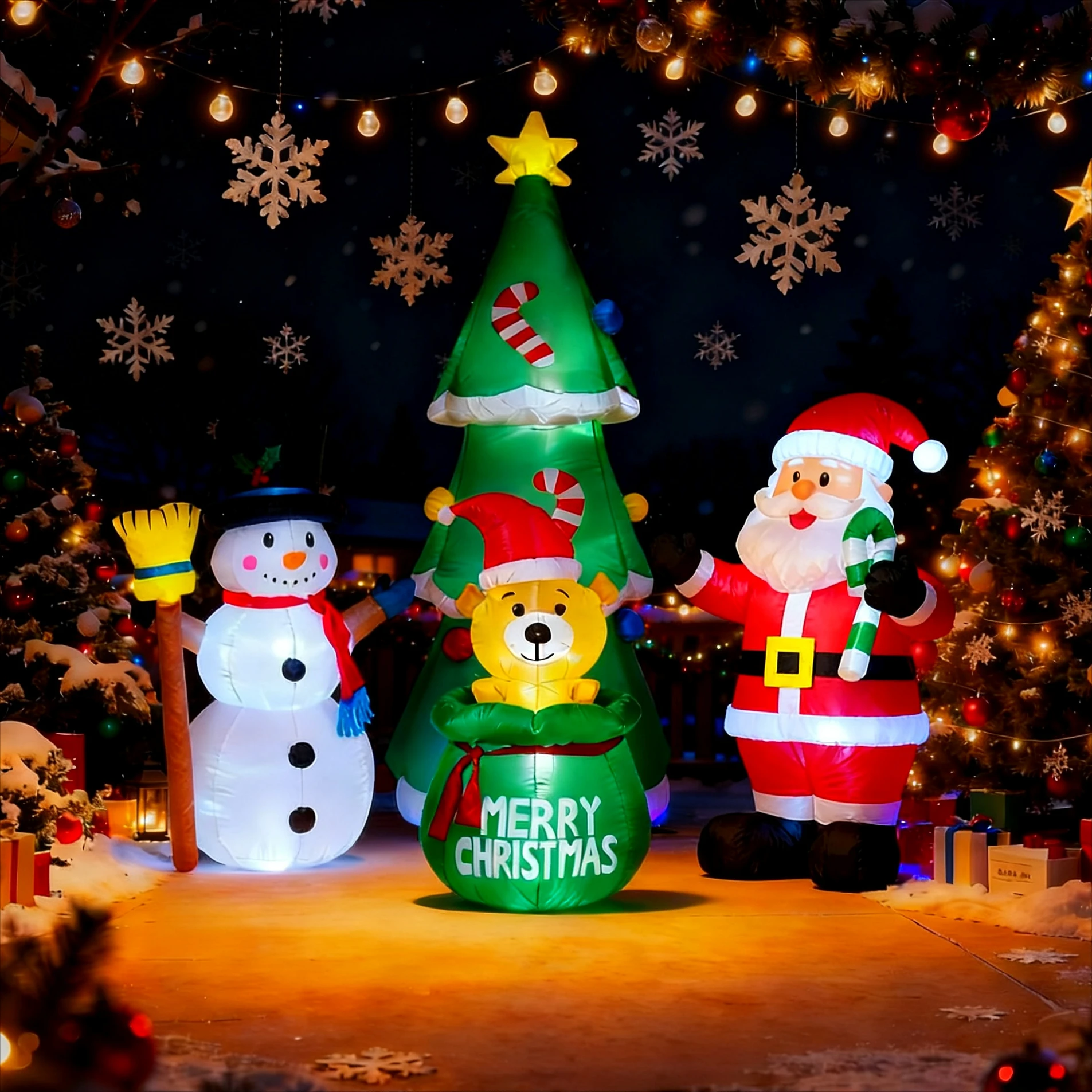 Decorazioni gonfiabili nataliz - Lighting Decoration Ideas recensione e prezzo