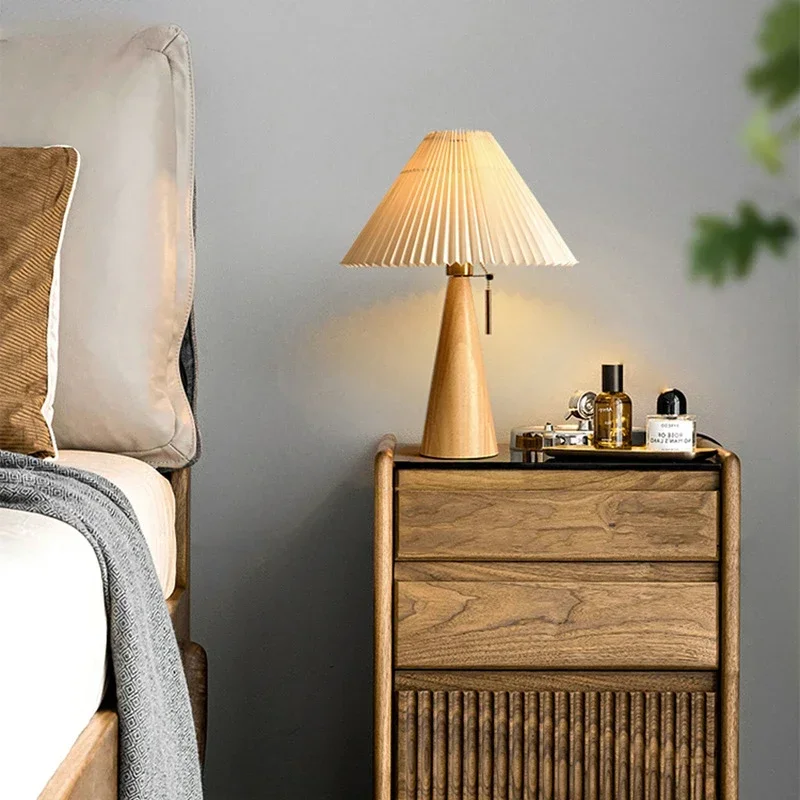 Lampada da tavolo retrò plisse - Lighting Decor Bedroom recensione e prezzo