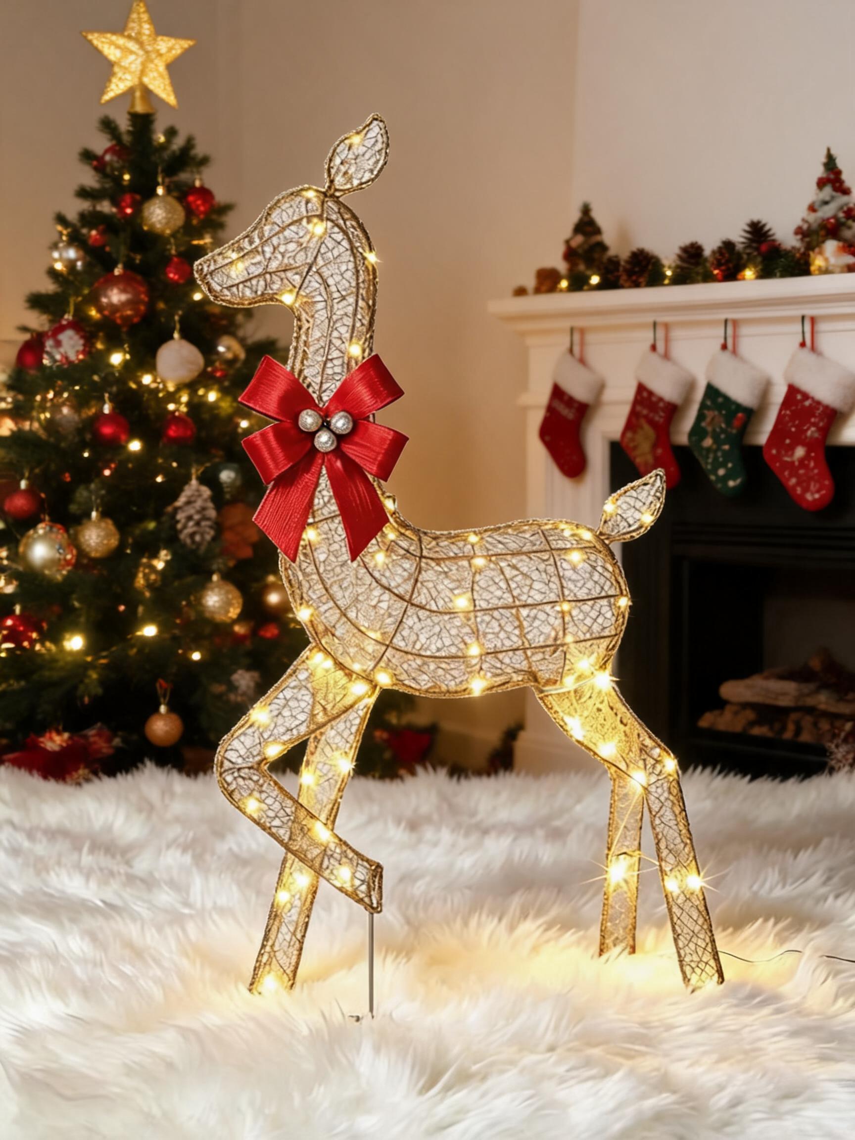 Set di 3 renne natalizie illum - Up Lighting Decor recensione e prezzo